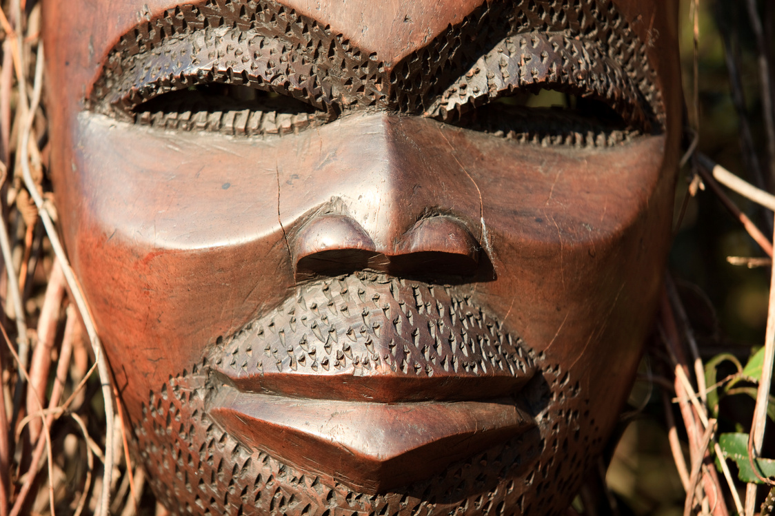 African art and sculptures.
